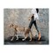 Stupell Industries Trendy Woman with Leopard Canvas Wall Art Design by Svetlana Aleynikova